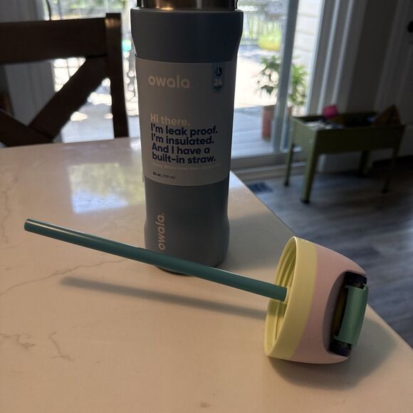 Owala 24oz Stainless Steel Insulated FreeSip Water Bottle - Northern Lights - Picture 10 of 10